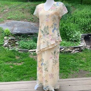 Coldwater Creek top skirt Asymmetrical